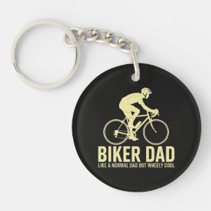 Porte-clés Papa motard comme un papa normal