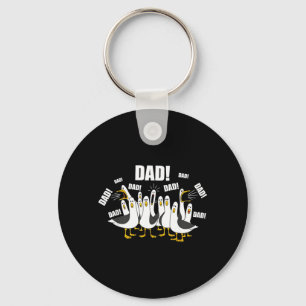 Porte-clés Papa Mouette Papa Drôle Vie Océanique Fête Des Pèr