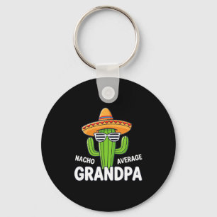 Porte-clés Papa nacho grand-père moyen funny cactus mexicain