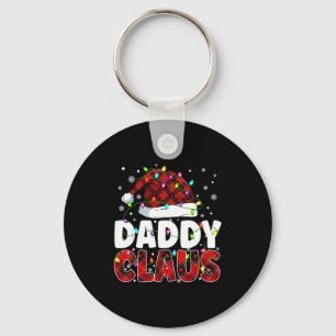Porte-clés Papa Noël Joyeux Noël Chapeau de Père Noël Famille