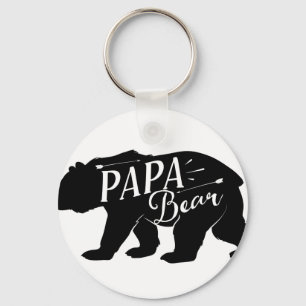 Porte-clés Papa Novelty Bear Funny Retro