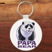 Porte-clés Papa Ours Panda (Recto)