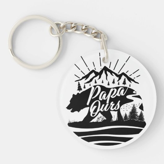 Porte-Clés Papa Ours Sleutelhanger (Voorkant)