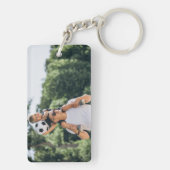 Porte-clés Papa Photo Collage, Fête des pères Photo Keepsaké (Dos)