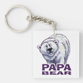 Porte-clés Papa Polar Bear (Devant)