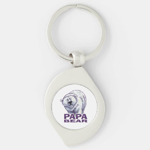 Porte-clés Papa Polar Bear