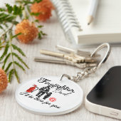 Porte-clés Papa pompier | Cadeaux de Fête des pères (Devant droit)