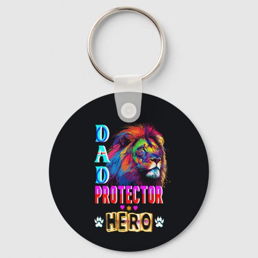 Porte-clés Papa Protector Hero (Recto)