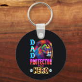 Porte-clés Papa Protector Hero (Verso)