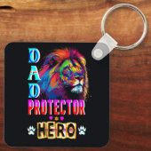 Porte-clés Papa Protector Hero (Verso)