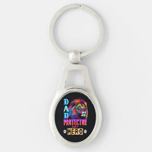 Porte-clés Papa Protector Hero (Devant)