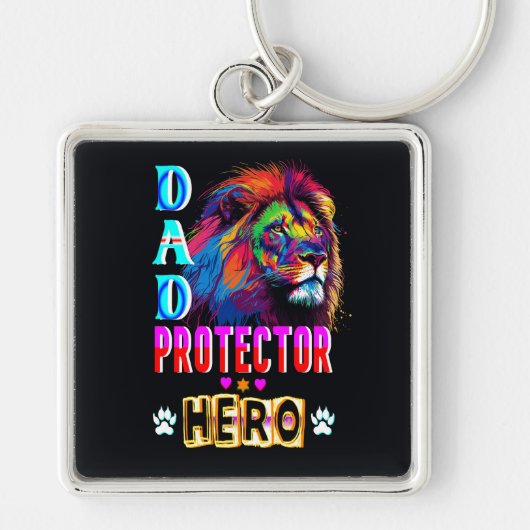 Porte-clés Papa Protector Hero (Devant)