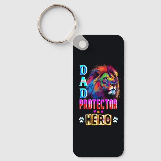 Porte-clés Papa Protector Hero (Recto)