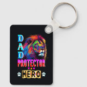 Porte-clés Papa Protector Hero (Verso)