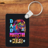 Porte-clés Papa Protector Hero (Verso)