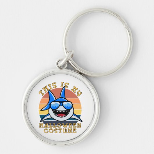 Porte-clés Papa Requin Soleil Couchant Épouvantable Drôle (Devant)