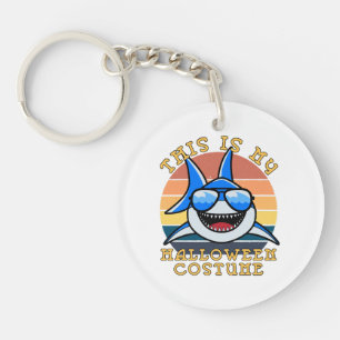 Porte-clés Papa Requin Soleil Couchant Épouvantable Drôle
