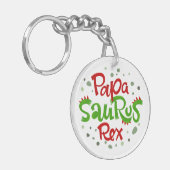 Porte-clés Papa Saurus Rex Graphic (Devant gauche)