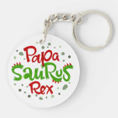 Porte-clés Papa Saurus Rex Graphic (Dos)