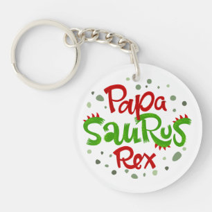 Porte-clés Papa Saurus Rex Graphic