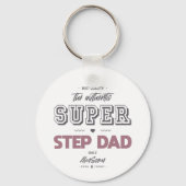 Porte-clés Papa super step authentique (Recto)