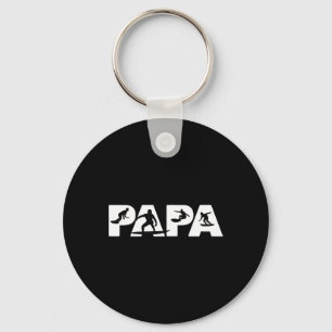 Porte-clés Papa surfeur Papa drôle cadeau de papa surfeur