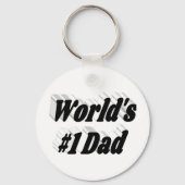 Porte-clés Papa, texte noir (Recto)