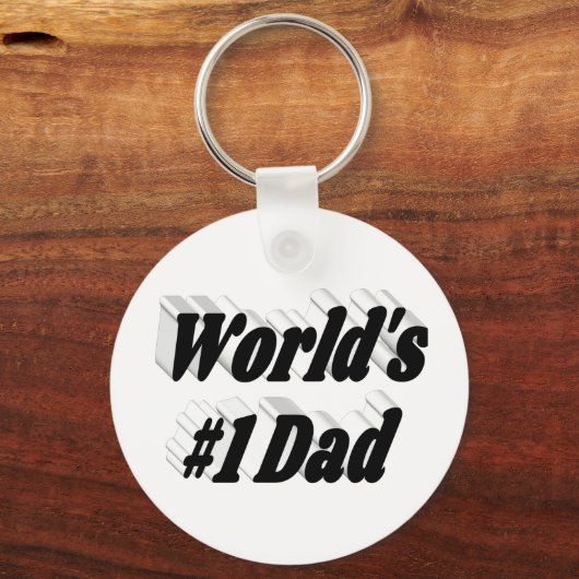 Porte-clés Papa, texte noir (Verso)