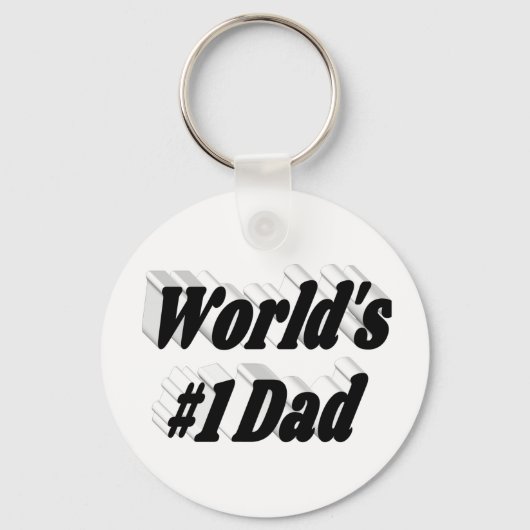 Porte-clés Papa, texte noir (Verso)