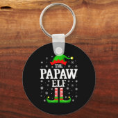 Porte-clés Papaw Elf Funny Christmas Family Matching  (Recto)