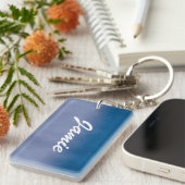 Porte-clés Papier 3 d'aquarelle de texture de fond (Devant droit)