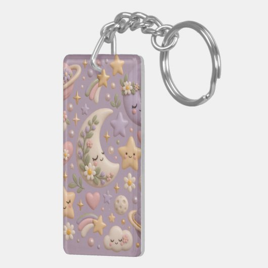 Porte-clés Papier Cadeau (Dos droit)
