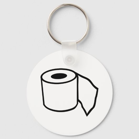 Porte-clés Papier de toilette (Recto)