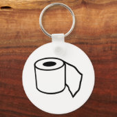Porte-clés Papier de toilette (Recto)
