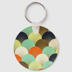 Porte-clés Papier peint coloré : design artistique.