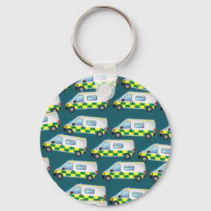 Porte-clés Papier peint d'ambulance