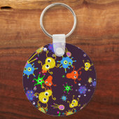 Porte-clés Papier peint de bactéries (Recto)