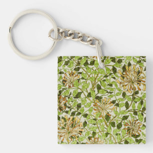 Porte-clés Papier peint floral Chèvrefeuille de William Morri