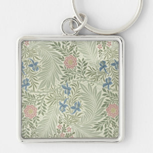 Porte-clés Papier peint floral de Larkspur de William Morris