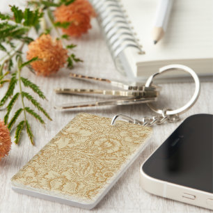 Porte-clés Papier peint floral Poppy de William Morris