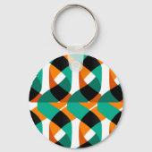Porte-clés Papier peint rétro : Conception Vintage (Verso)