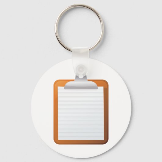 Porte-clés Papier Sur Un Porte - bloc (Recto)