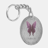 Porte-clés Papillon à bijoux Magenta (Devant gauche)