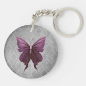 Porte-clés Papillon à bijoux Magenta (Dos)