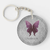 Porte-clés Papillon à bijoux Magenta (Devant)