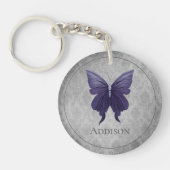 Porte-clés Papillon à bijoux pourpre (Devant)