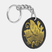 Porte-clés Papillon à queue blanche de la famille japonaise (Devant gauche)