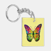 PORTE-CLÉS PAPILLON ABSTRAIT (Devant gauche)