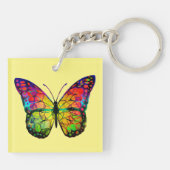 PORTE-CLÉS PAPILLON ABSTRAIT (Dos)
