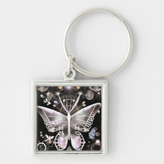 Porte-clés Papillon Abstrait à rayons X